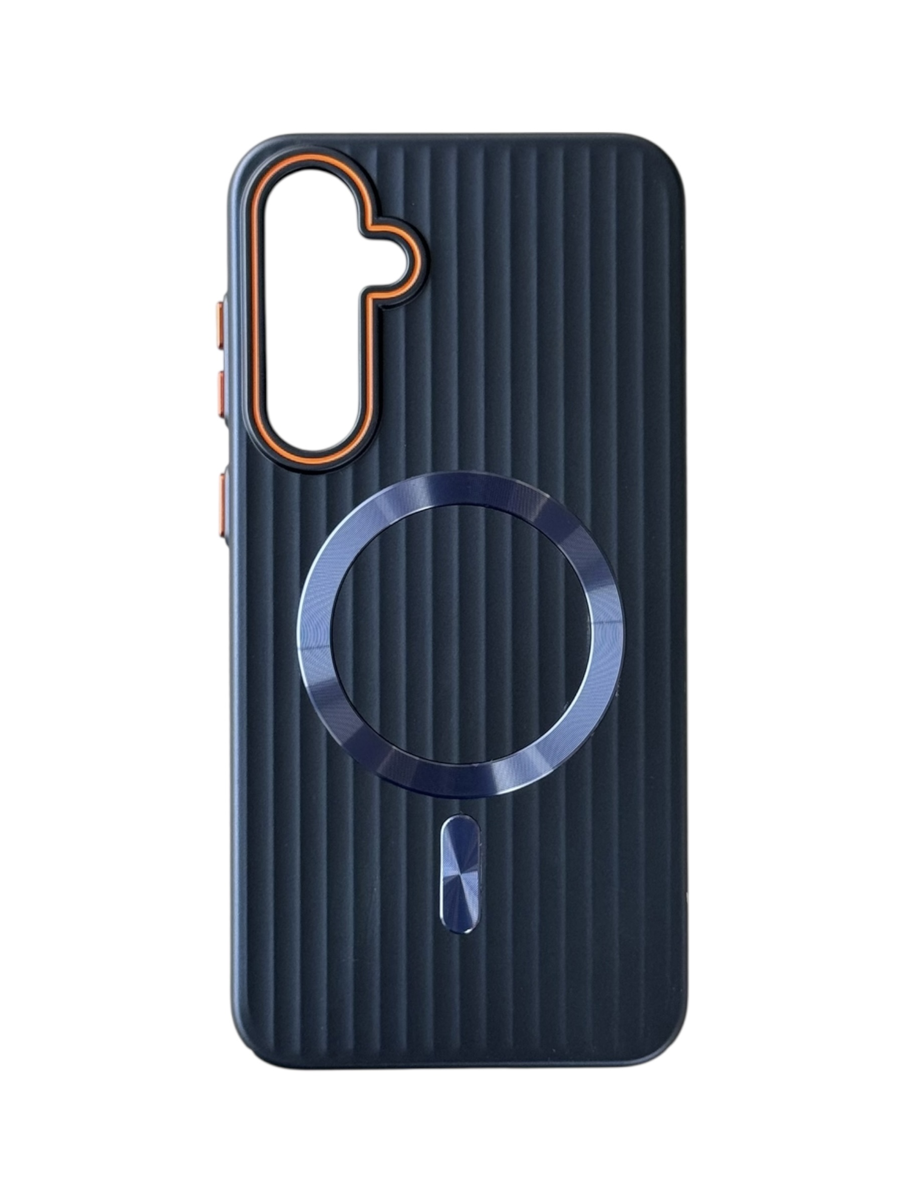 Чохол Ribbed Case with MagSafe для Samsung S23 FE (dark blue)