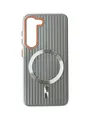 Чохол Ribbed Case with MagSafe для Samsung S23 FE (silver)