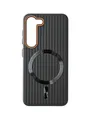 Чохол Ribbed Case with MagSafe для Samsung S23 Plus (black)