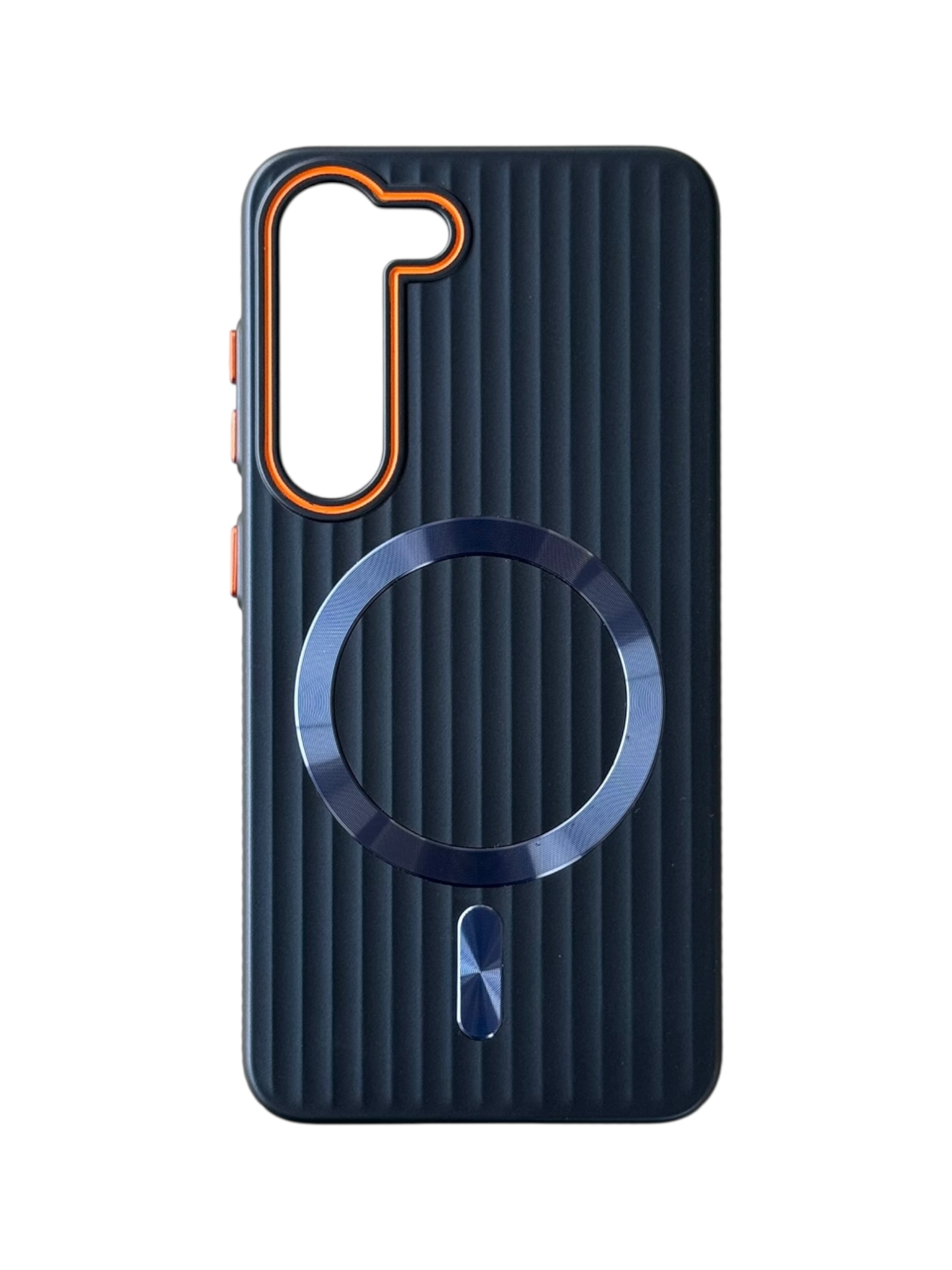 Чохол Ribbed Case with MagSafe для Samsung S23 Plus (dark blue)
