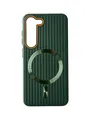 Чохол Ribbed Case with MagSafe для Samsung S23 Plus (dark green)