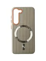 Чохол Ribbed Case with MagSafe для Samsung S23 Plus (gray)