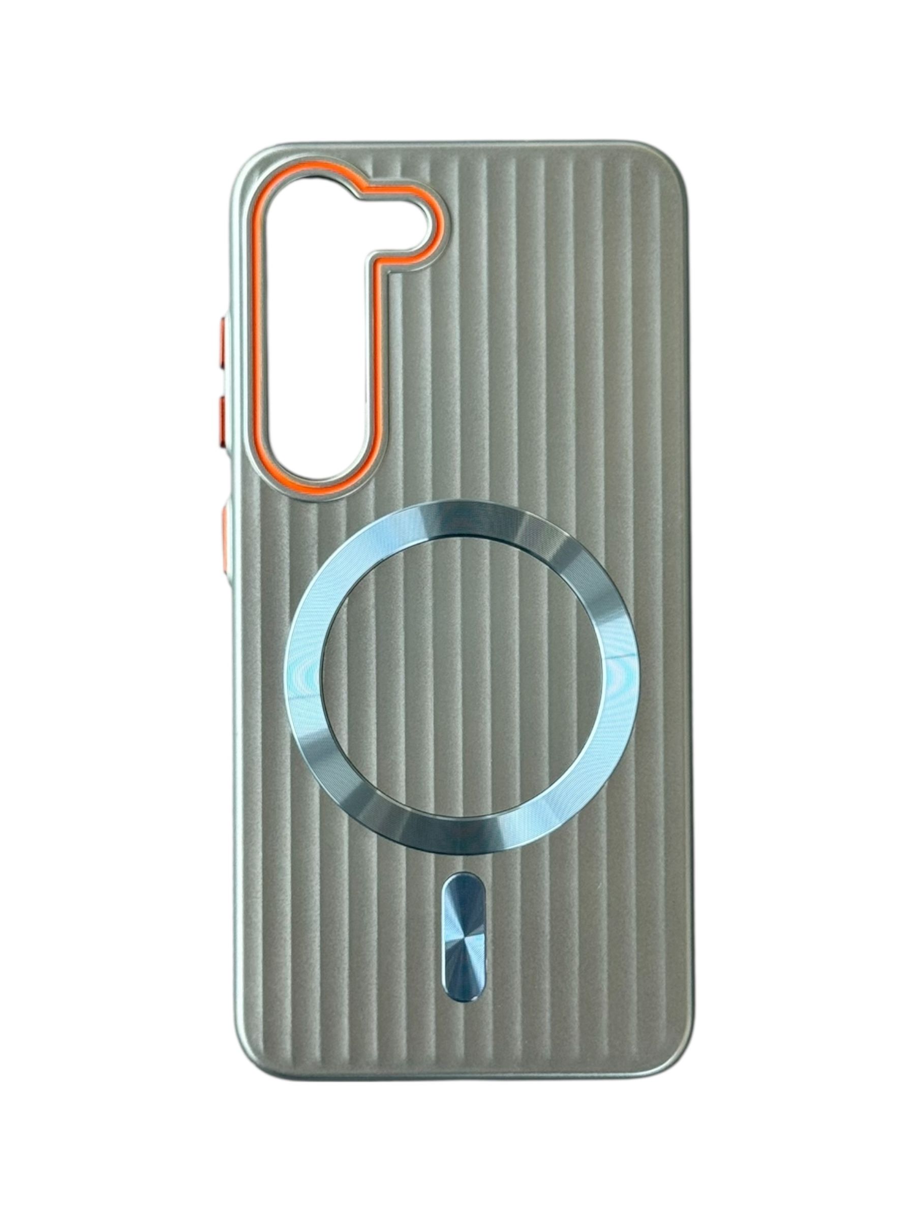 Чохол Ribbed Case with MagSafe для Samsung S23 Plus (light blue)