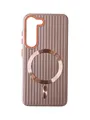 Чохол Ribbed Case with MagSafe для Samsung S23 Plus (pink)