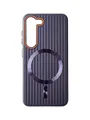 Чохол Ribbed Case with MagSafe для Samsung S23 Plus (purple)