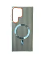 Чохол Ribbed Case with MagSafe для Samsung S23 Ultra (light blue)