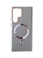 Чохол Ribbed Case with MagSafe для Samsung S23 Ultra (light purple)