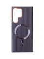 Чохол Ribbed Case with MagSafe для Samsung S23 Ultra (purple)