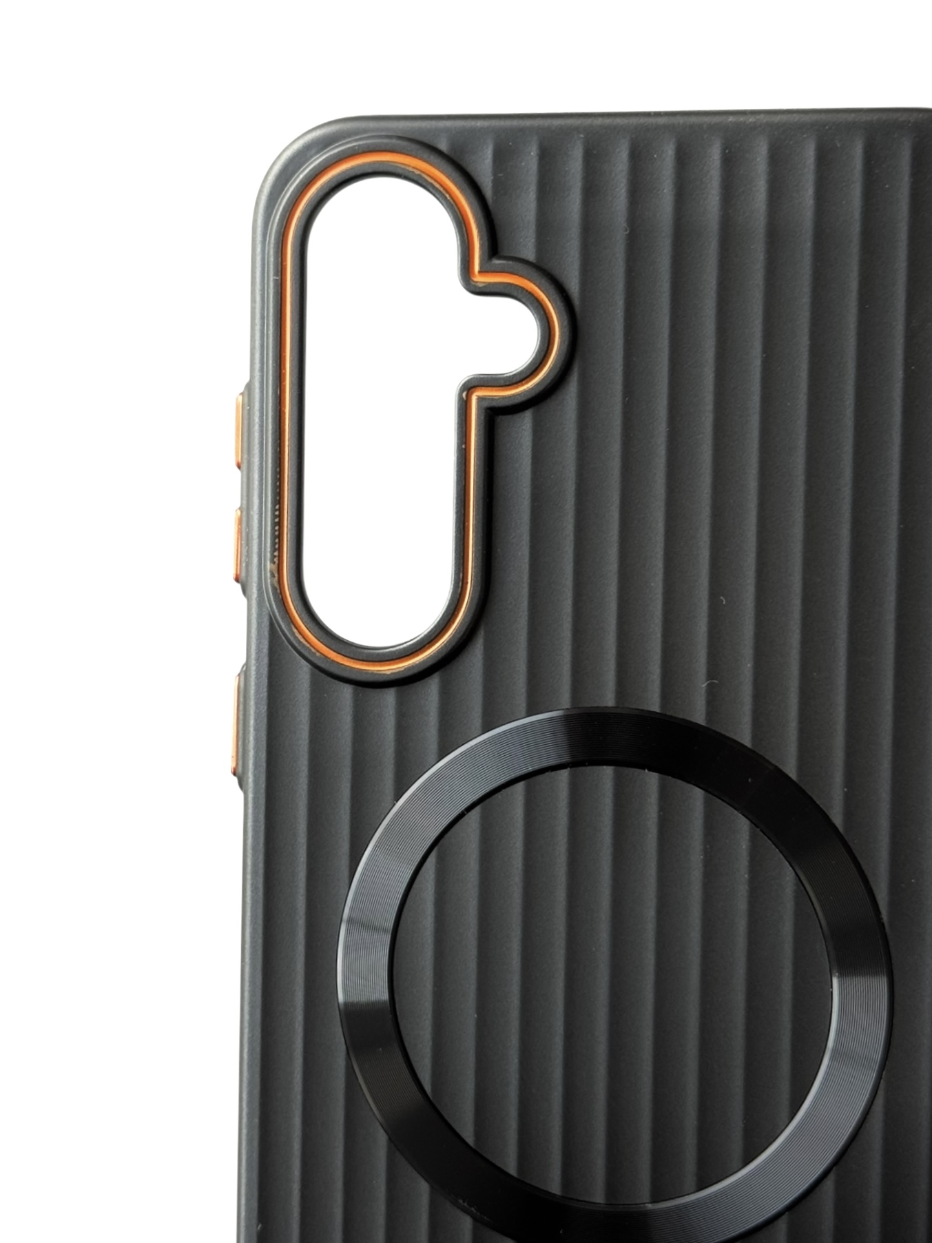 Чохол Ribbed Case with MagSafe для Samsung S24 (black)
