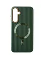 Чохол Ribbed Case with MagSafe для Samsung S24 (dark green)