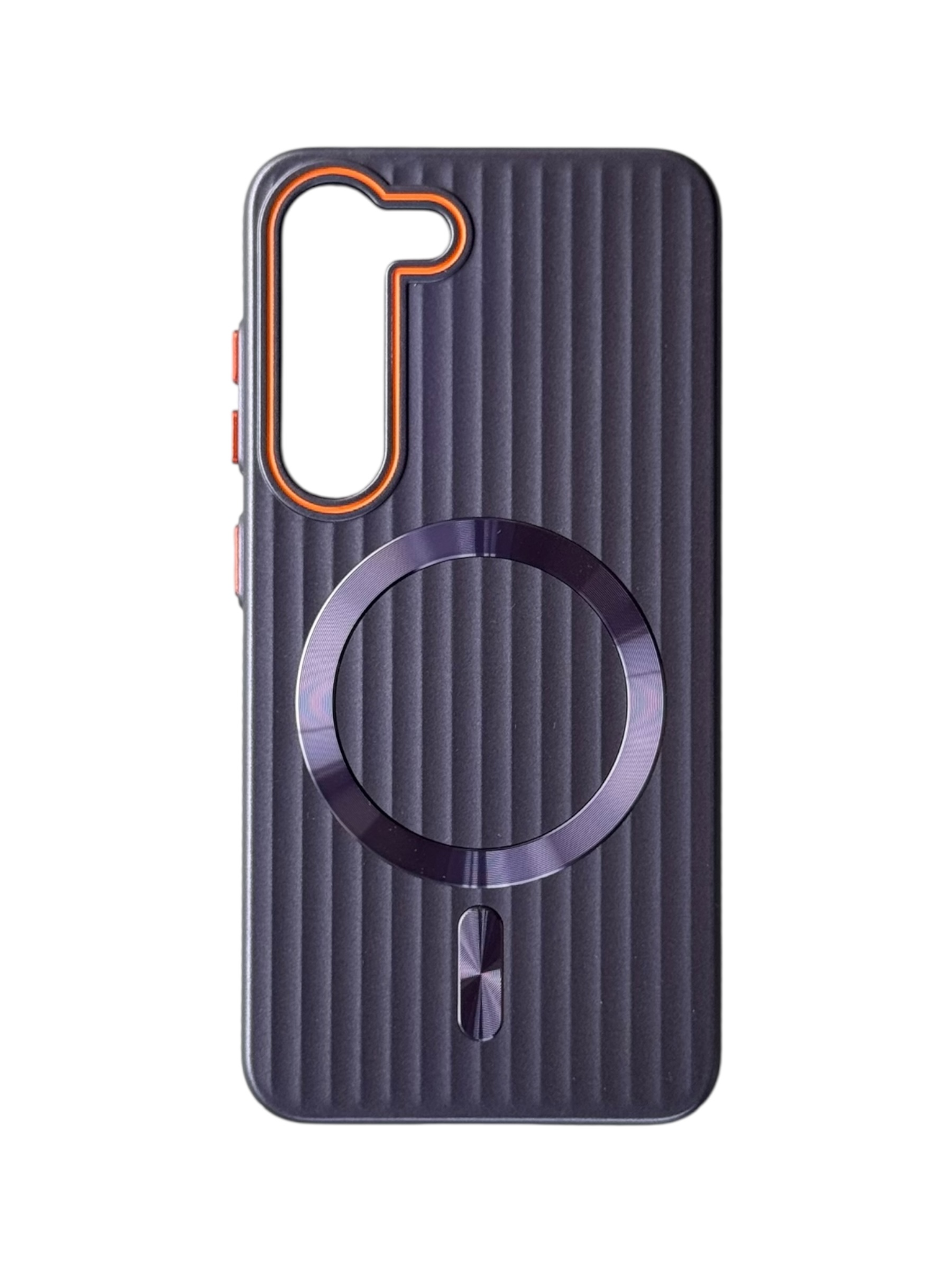 Чохол Ribbed Case with MagSafe для Samsung S24 FE (purple)