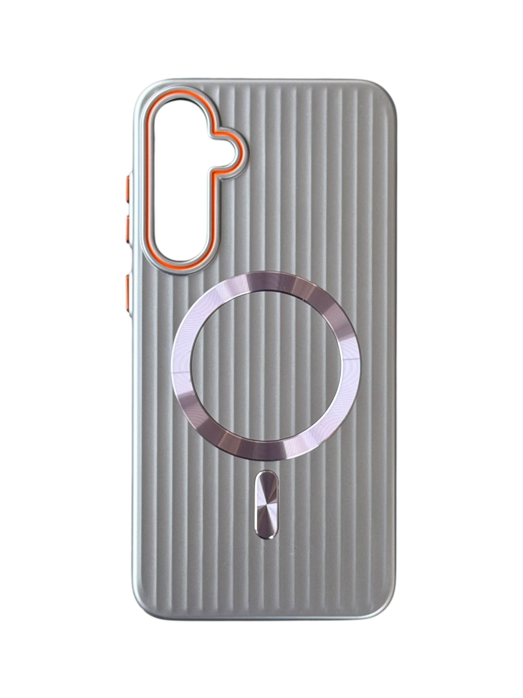 Чохол Ribbed Case with MagSafe для Samsung S24 Plus (light purple)