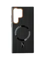 Чохол Ribbed Case with MagSafe для Samsung S24 Ultra (black)