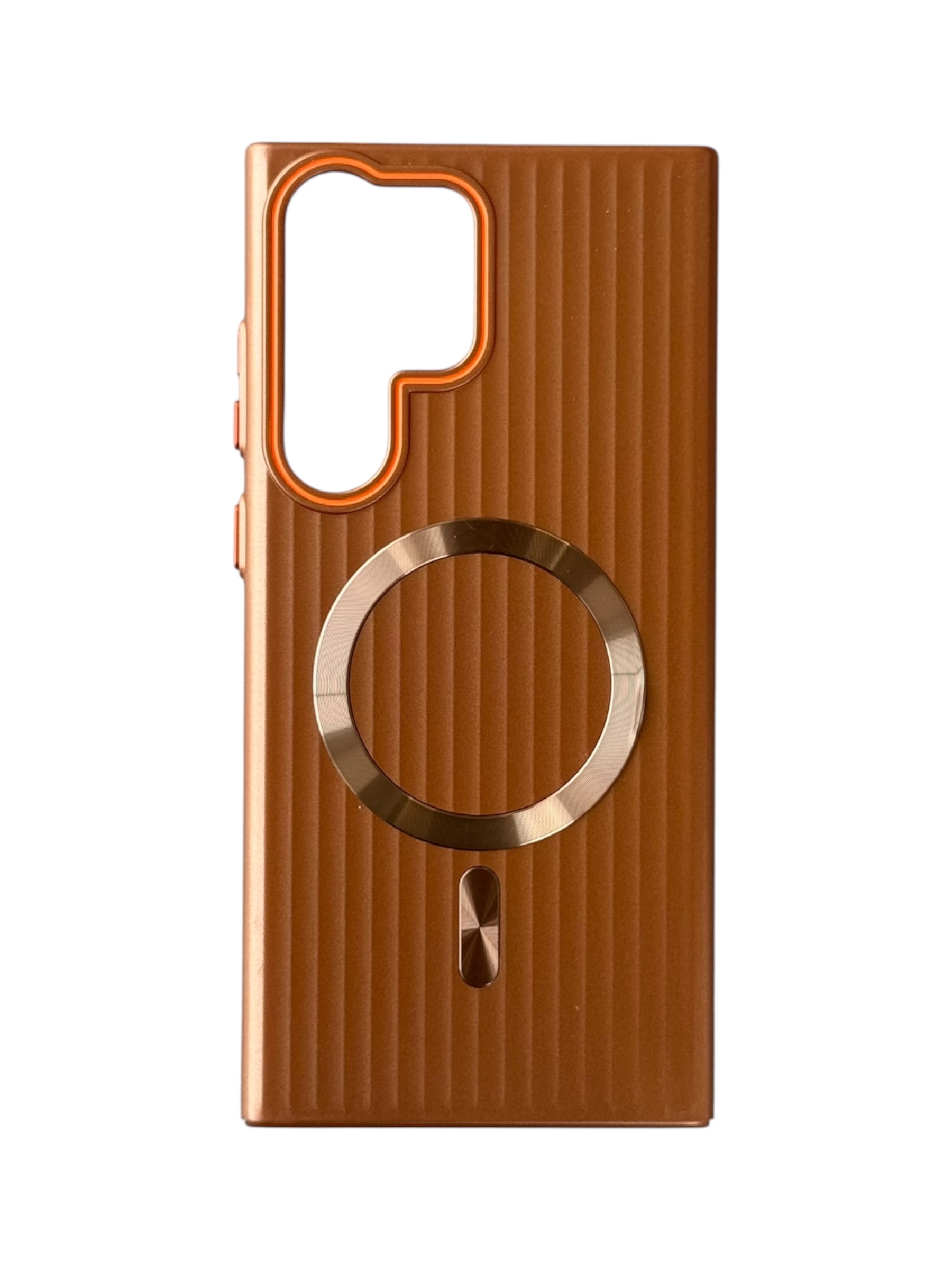 Чохол Ribbed Case with MagSafe для Samsung S24 Ultra (brown)