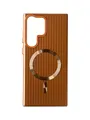 Чохол Ribbed Case with MagSafe для Samsung S24 Ultra (brown)