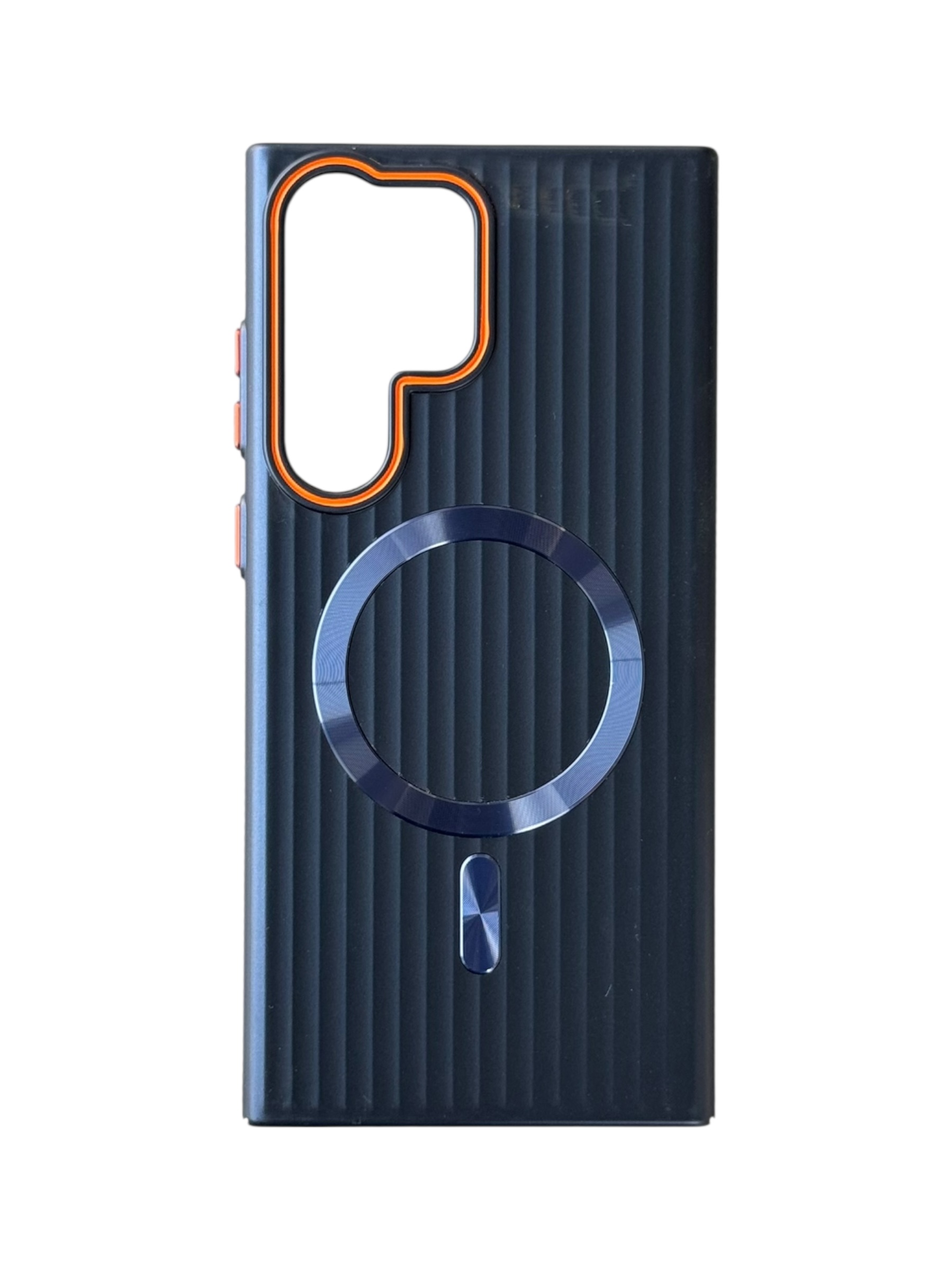 Чохол Ribbed Case with MagSafe для Samsung S24 Ultra (dark blue)