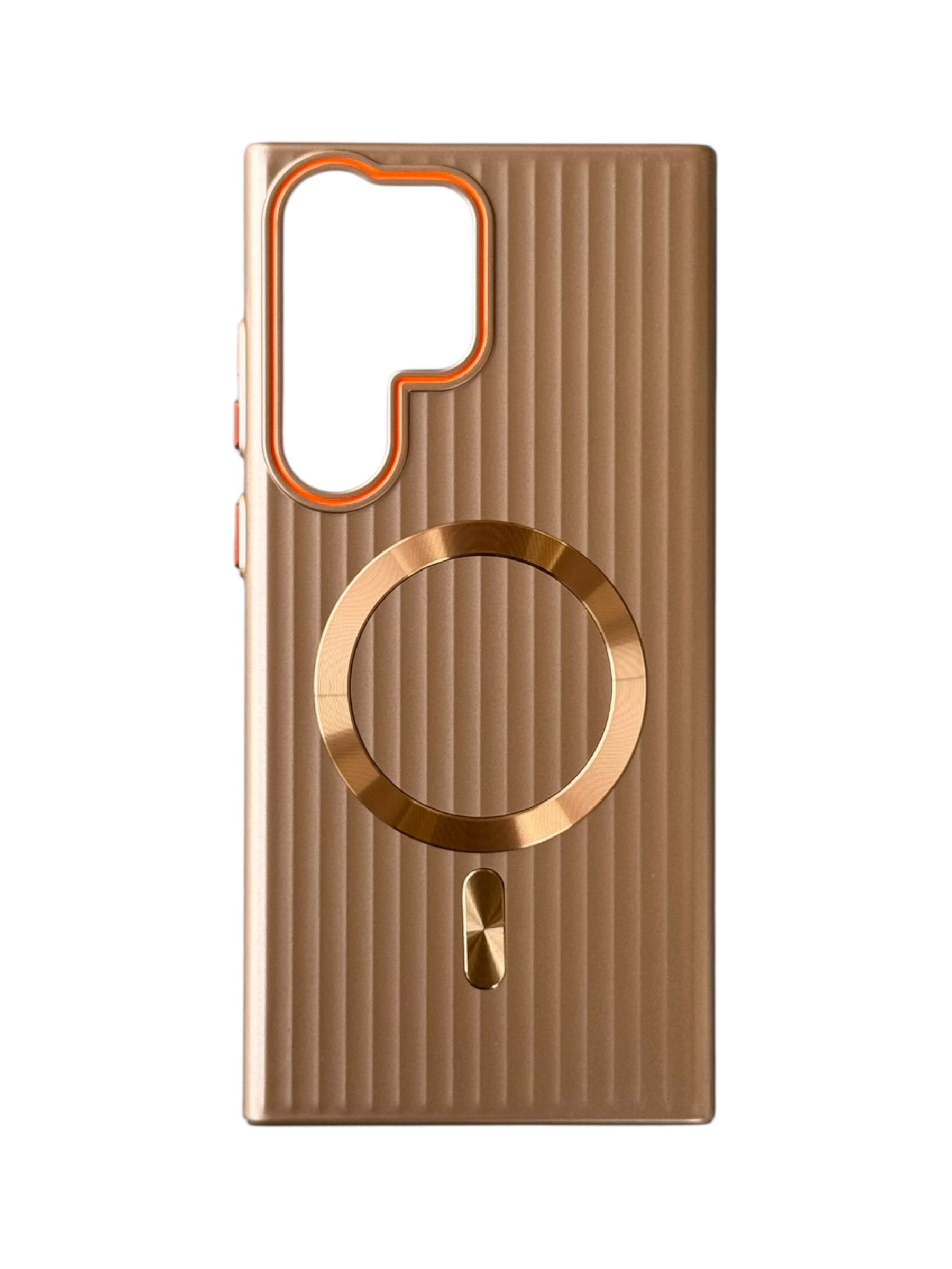 Чохол Ribbed Case with MagSafe для Samsung S24 Ultra (gold)