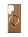 Чохол Ribbed Case with MagSafe для Samsung S24 Ultra (gold)