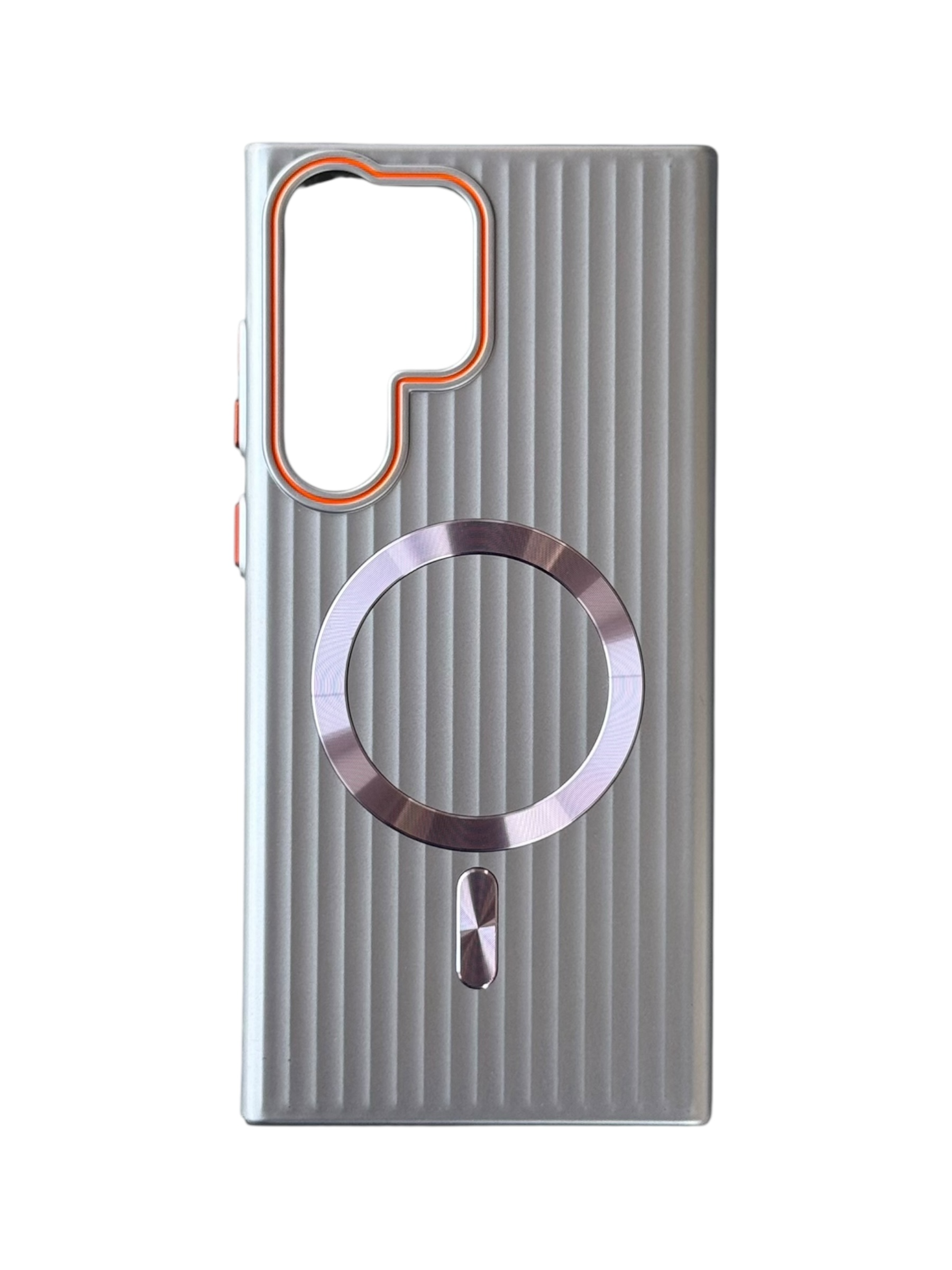 Чохол Ribbed Case with MagSafe для Samsung S24 Ultra (light purple)