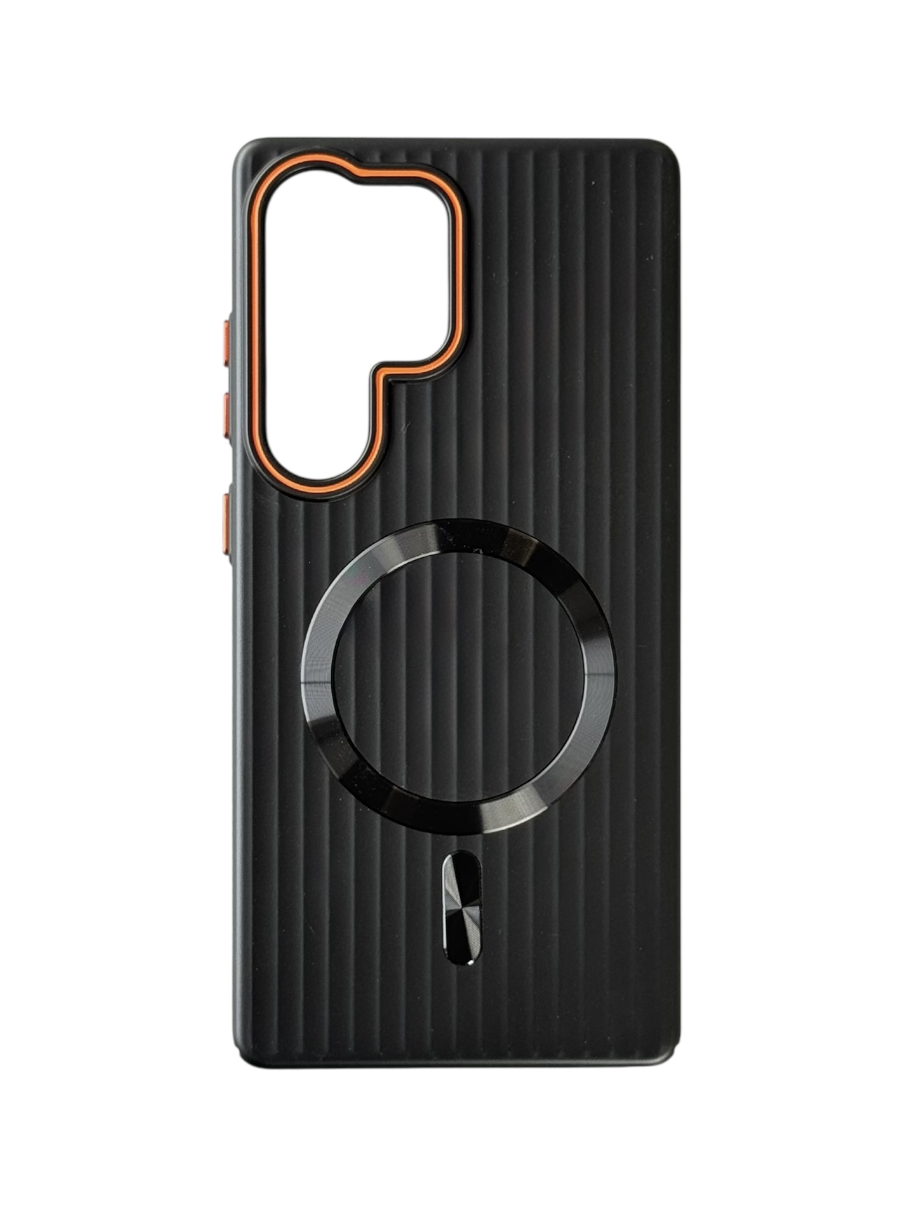 Чохол Ribbed Case with MagSafe для Samsung S25 Ultra (black)