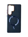 Чохол Ribbed Case with MagSafe для Samsung S25 Ultra (dark blue)