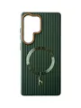 Чохол Ribbed Case with MagSafe для Samsung S25 Ultra (dark green)