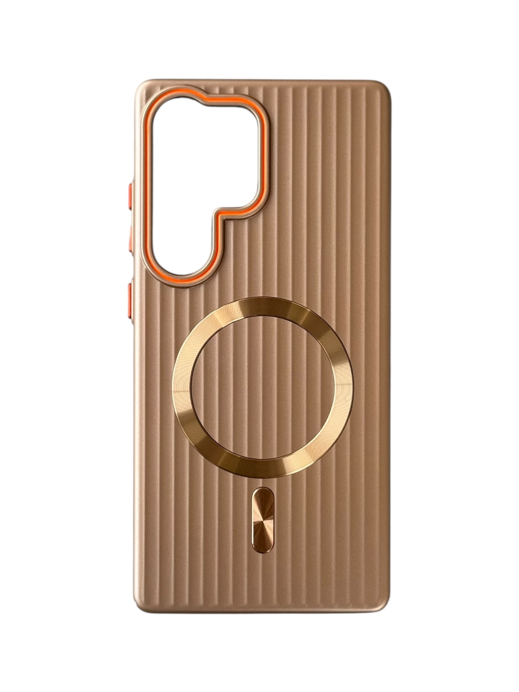 Чохол Ribbed Case with MagSafe для Samsung S25 Ultra (gold)