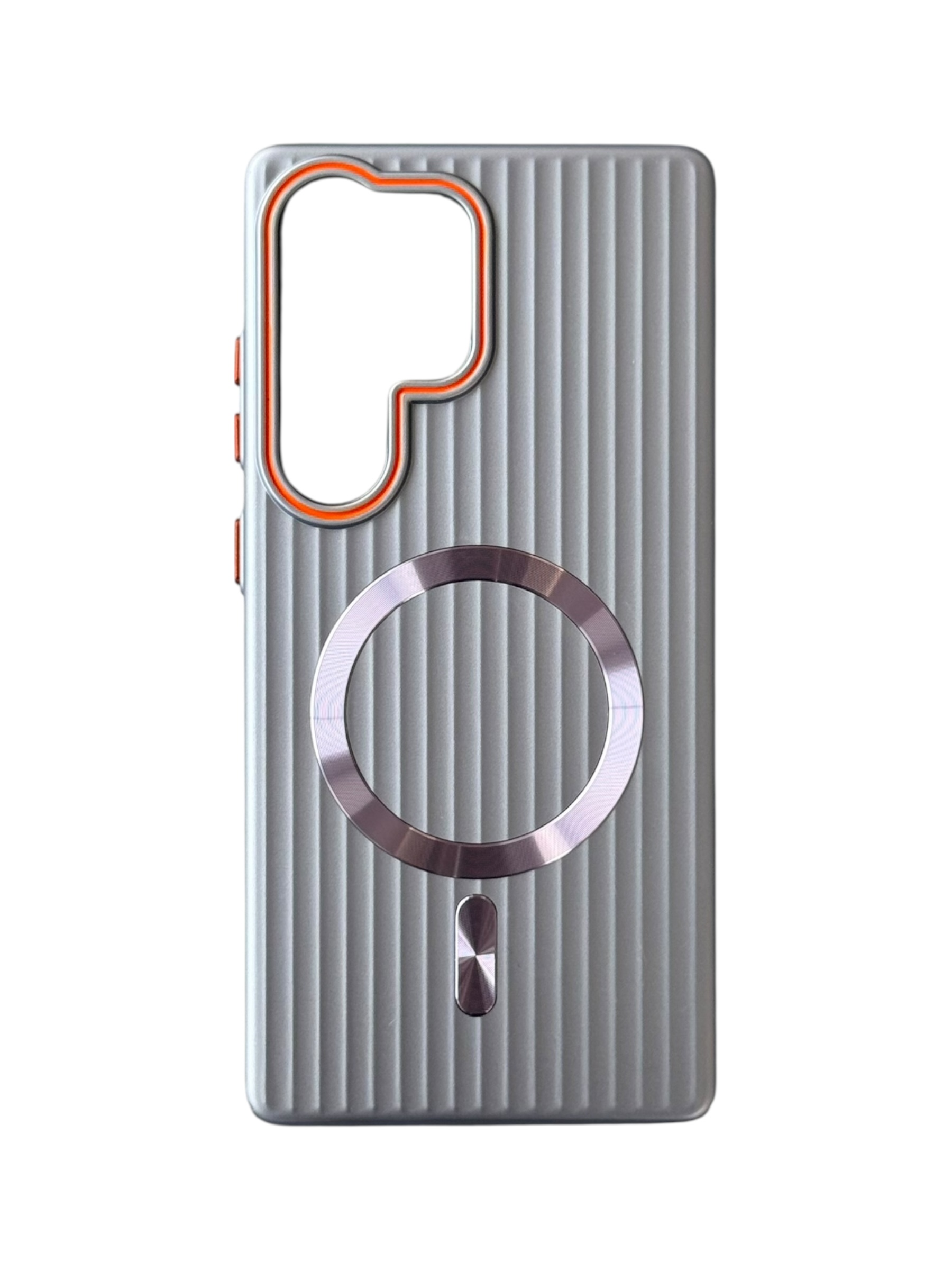 Чохол Ribbed Case with MagSafe для Samsung S25 Ultra (light purple)