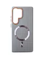 Чохол Ribbed Case with MagSafe для Samsung S25 Ultra (light purple)