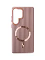 Чохол Ribbed Case with MagSafe для Samsung S25 Ultra (pink)