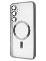 Чохол MetalColor Case MagSafe Samsung S25 Edge (silver)