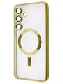 Чохол MetalColor Case MagSafe Samsung S25 Edge (gold)