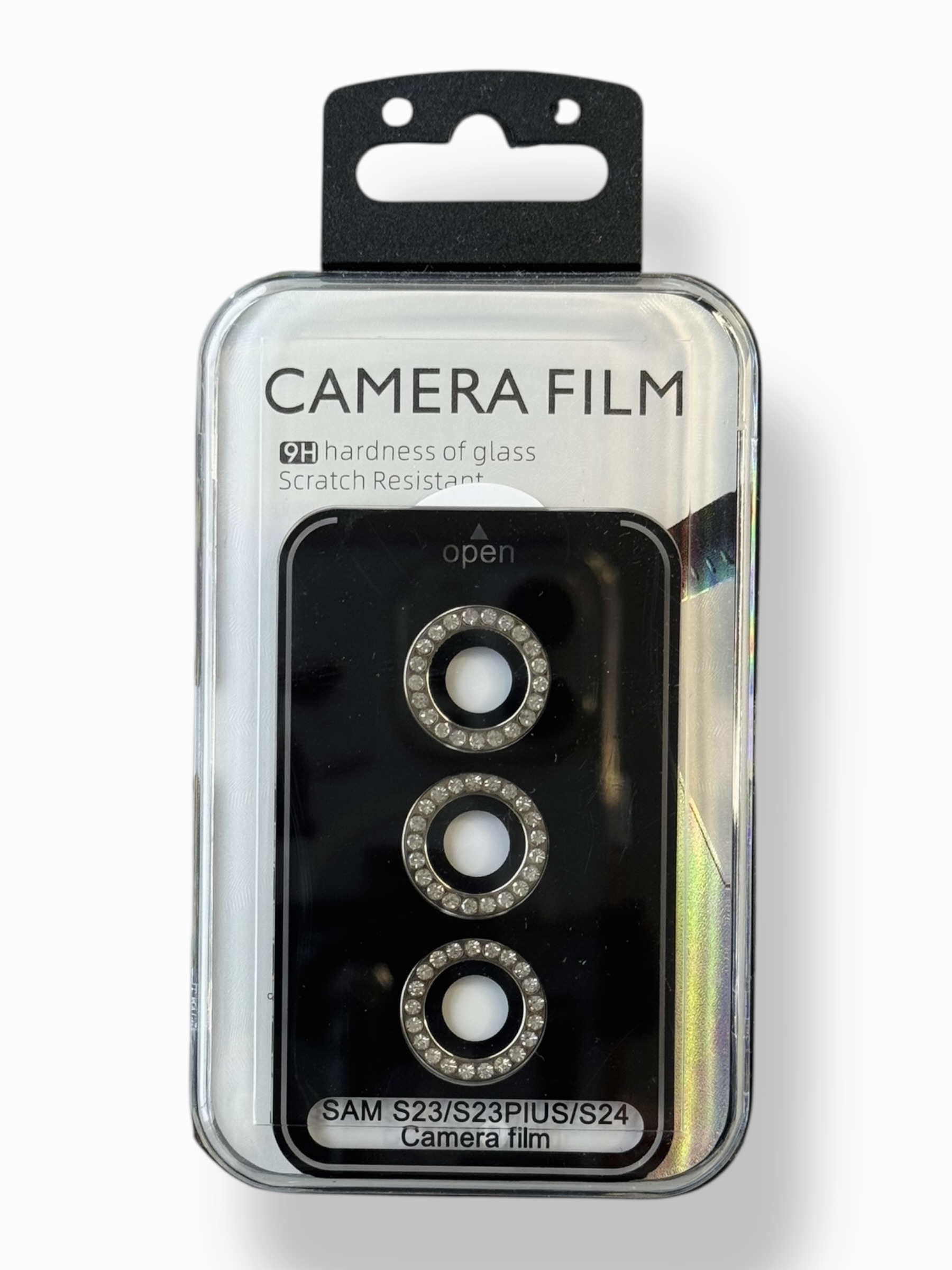 Захисне Скло Diamond на камеру для Samsung Galaxy S23 / S23 Plus (silver)
