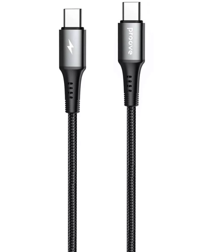 Кабель Proove WireX Type-C to Type-C 60W 2m (black)