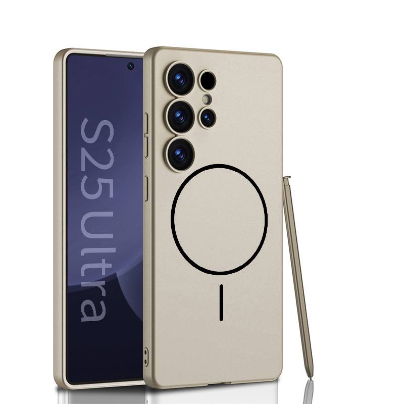 Чохол GKK Case Circle Series with MagSafe для Samsung Galaxy S25 Ultra (titanium)