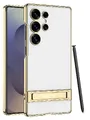 Чохол GKK Case Elite Stand Series для Samsung Galaxy S24 Ultra (white)