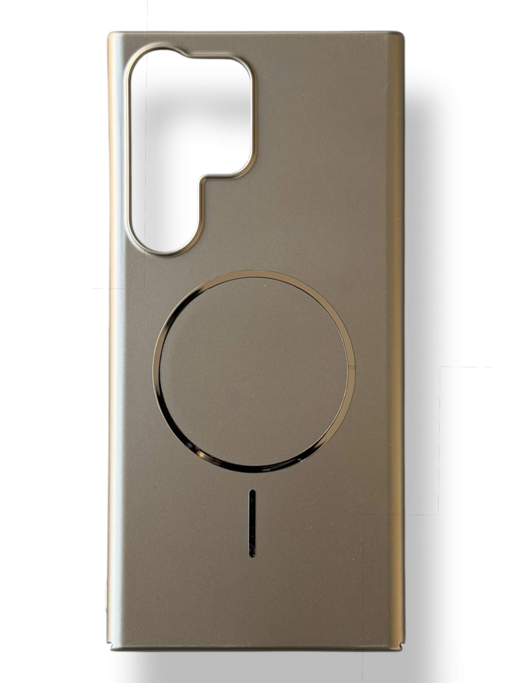 Чохол MetalSkin Case with MagSafe для Samsung Galaxy S22 Ultra (titanium)