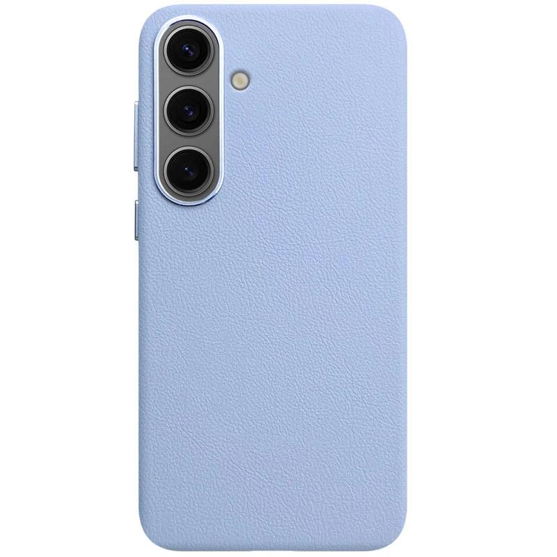 Чохол Leather Case with MagSafe для Samsung Galaxy S25 (light blue)