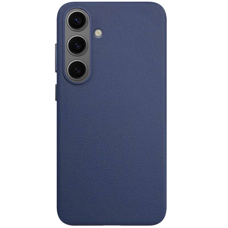 Чохол Leather Case with MagSafe для Samsung Galaxy S25 Plus (dark blue)