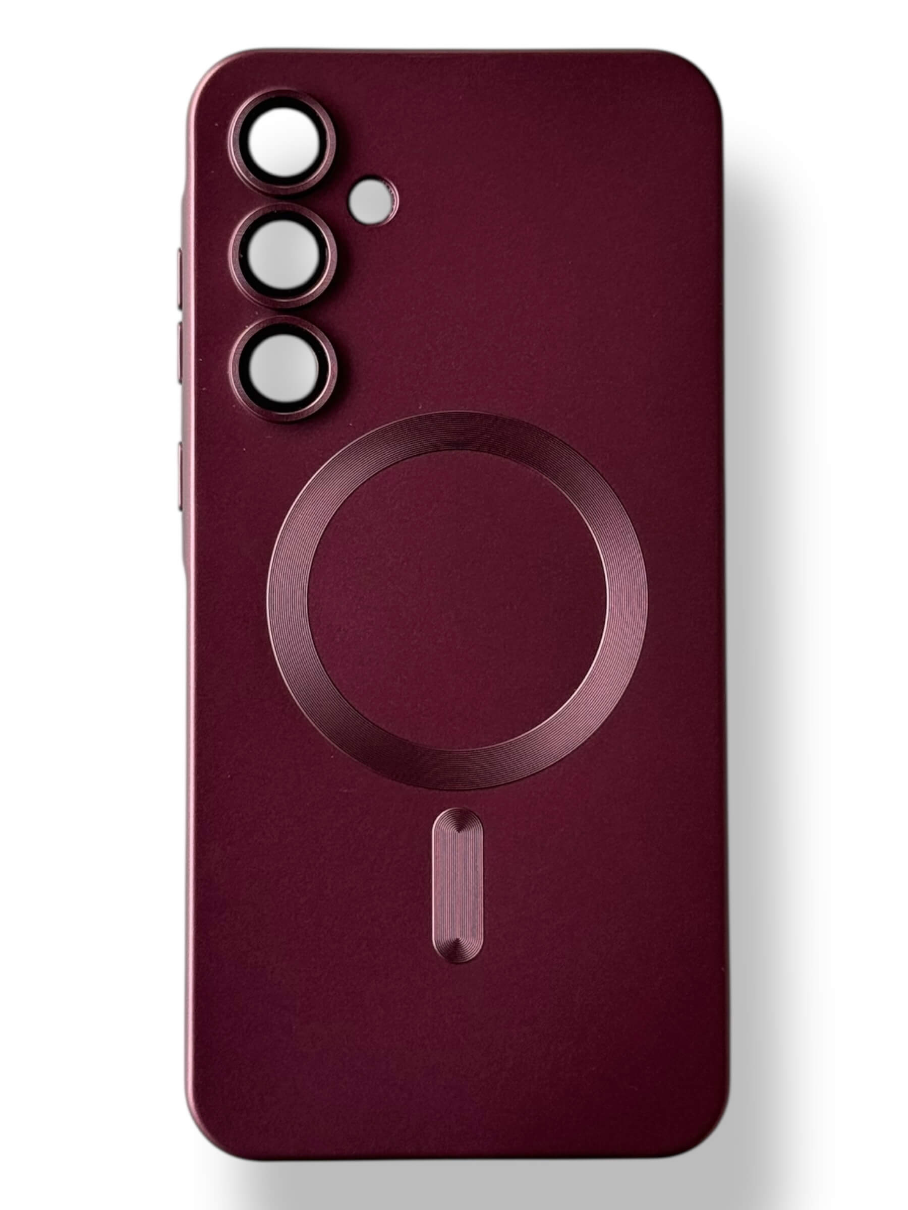 Чохол Sapphire Matte Case with MagSafe для Samsung S25 FE (red wine)