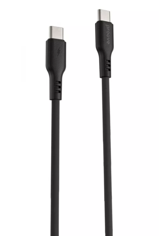Кабель Proove Rebirth Type-C to Type-C 60W 1m (black)