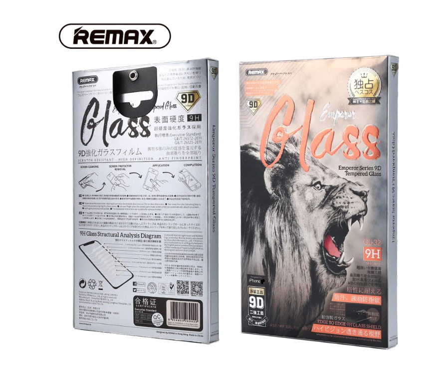 Захисне скло Remax Monarch Series 9D HD (GL-32) для iPhone 15 Pro (black)