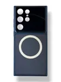 Чохол Frosted Glass Case with MagSafe для Samsung S23 Ultra (royal blue)