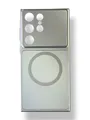 Чохол Frosted Glass Case with MagSafe для Samsung S24 Ultra (silver)
