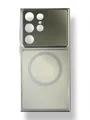 Чохол Frosted Glass Case with MagSafe для Samsung S24 Ultra (titanium)