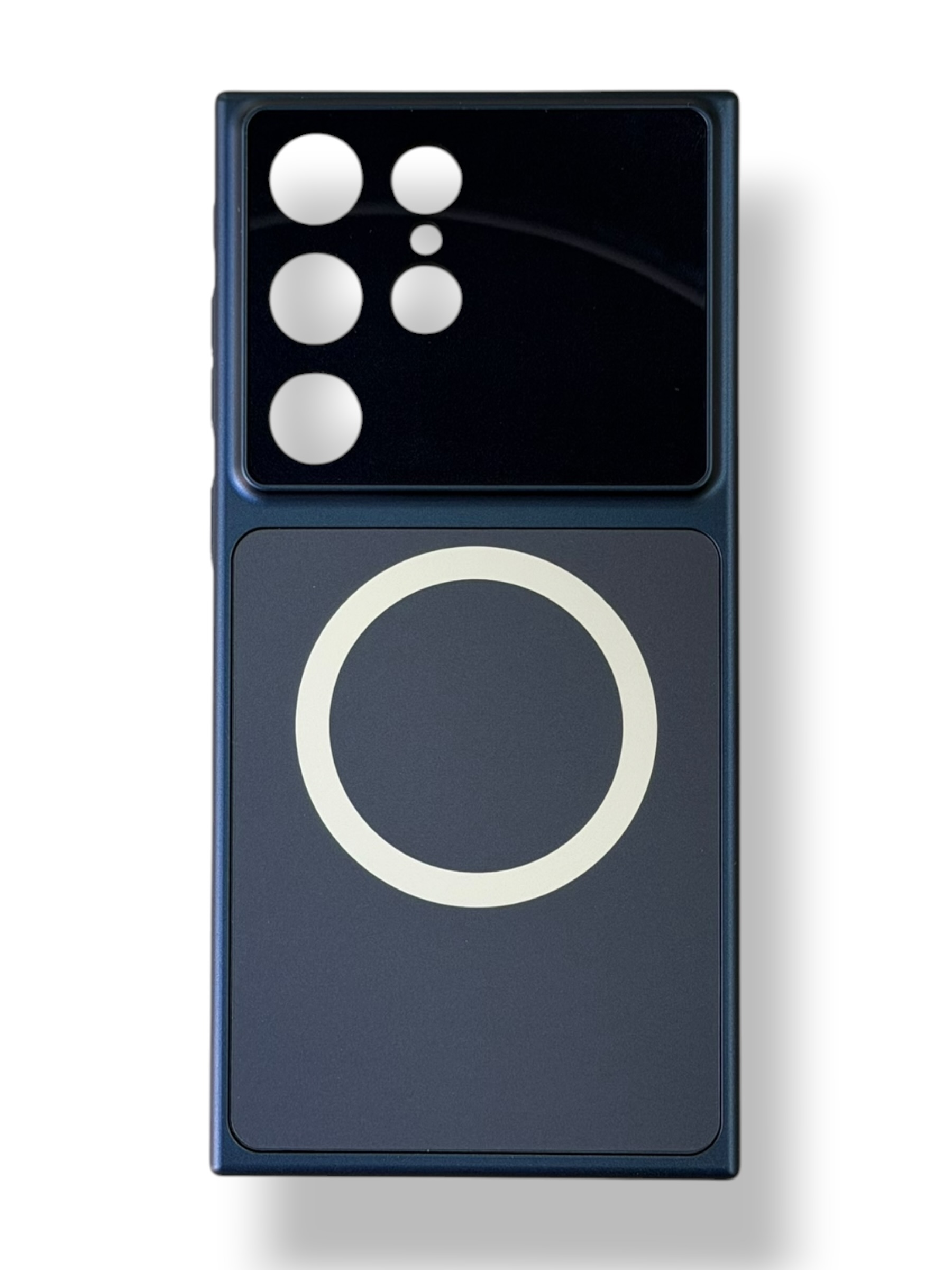 Чохол Frosted Glass Case with MagSafe для Samsung S24 Ultra (royal blue)