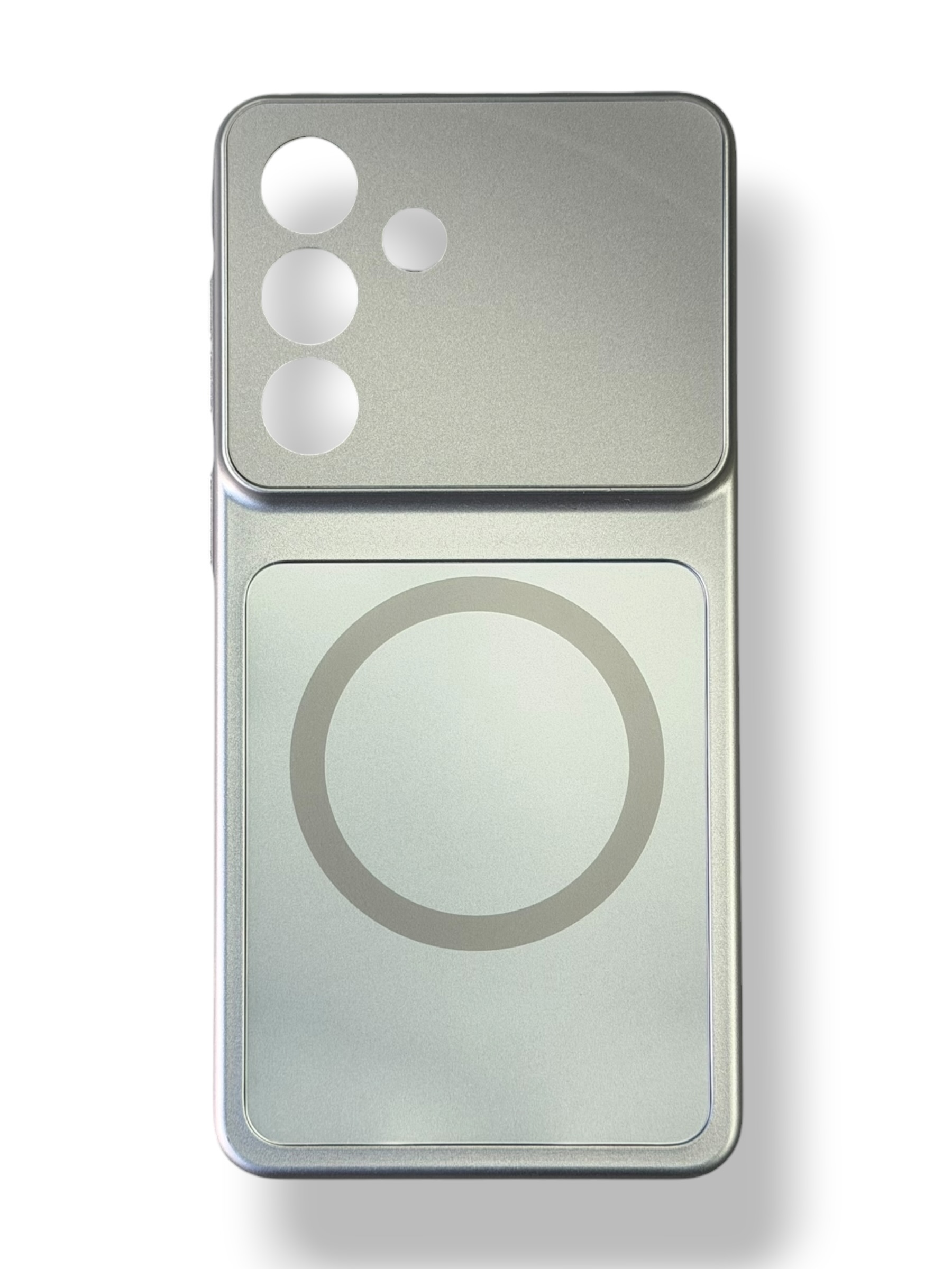 Чохол Frosted Glass Case with MagSafe для Samsung S26 (silver)