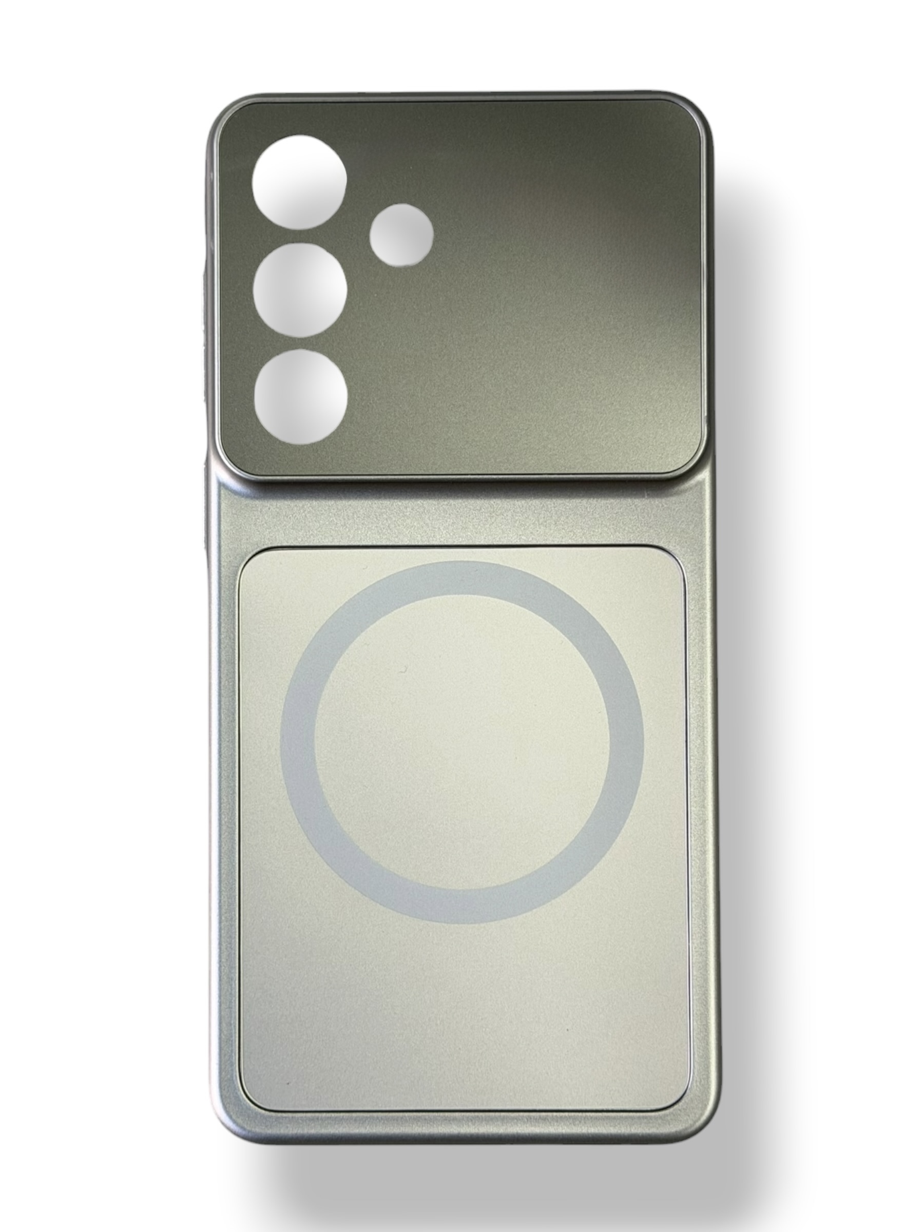Чохол Frosted Glass Case with MagSafe для Samsung S26 (titanium)