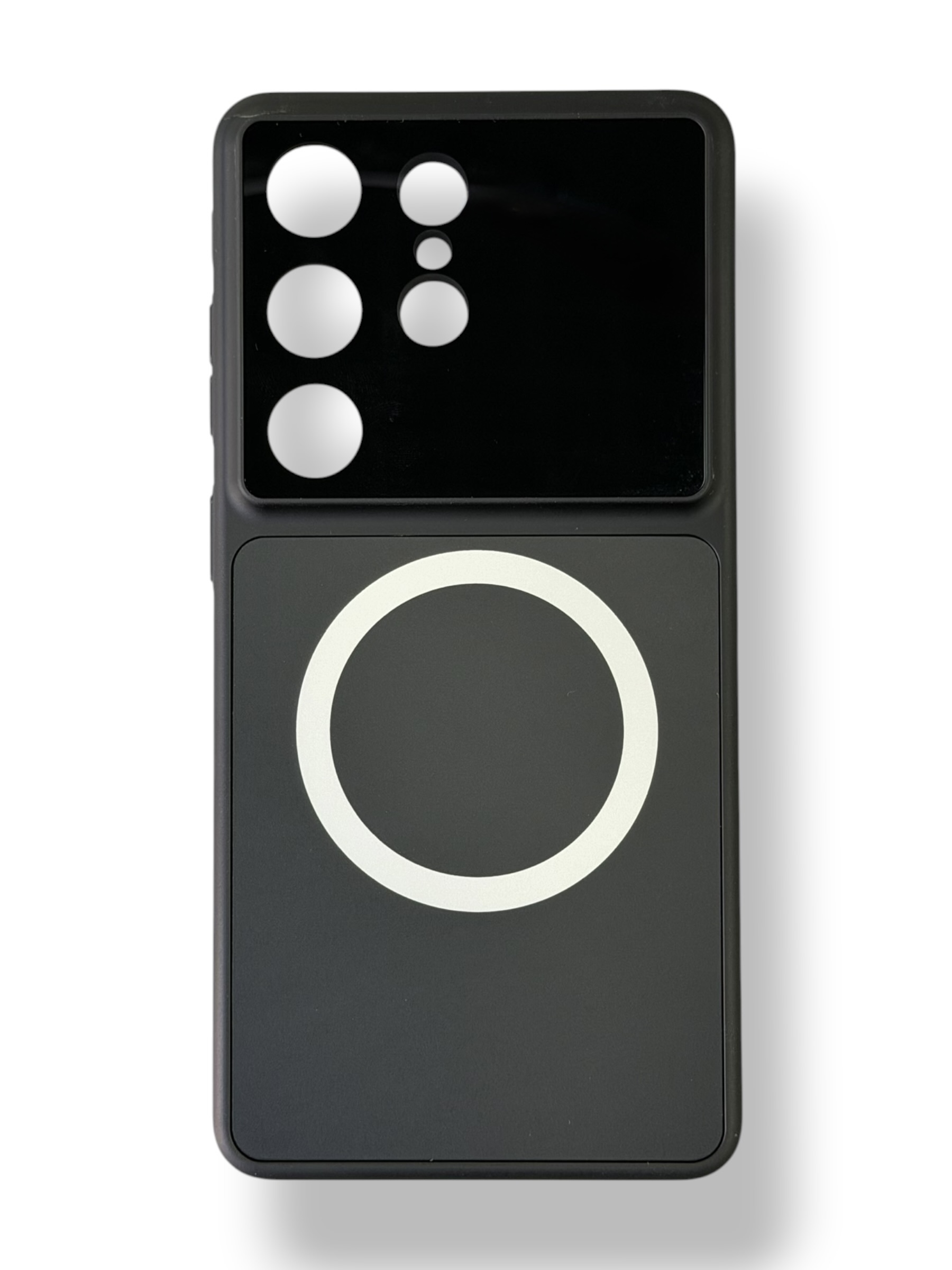 Чохол Frosted Glass Case with MagSafe для Samsung S26 Ultra (black)