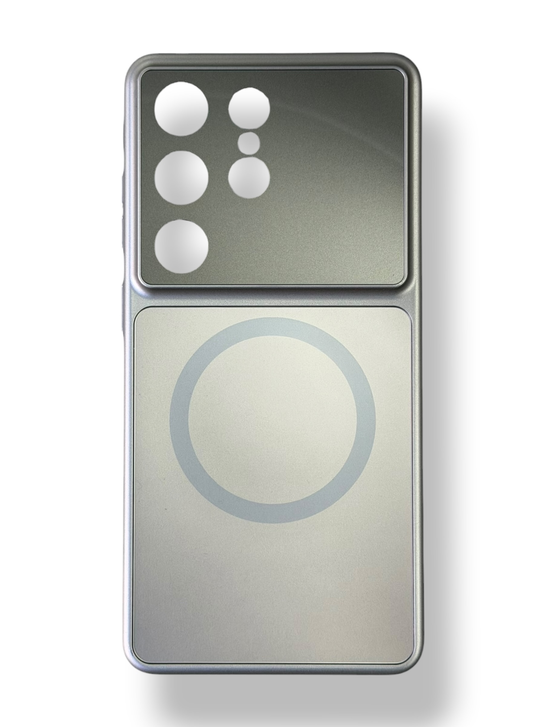 Чохол Frosted Glass Case with MagSafe для Samsung S26 Ultra (titanium)